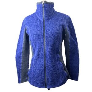 KÜHL Women S Blue Gray Full Zip Wool Blend Fleece Jacket‎ Outdoor Layer Gorpcore